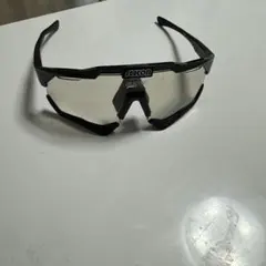 SISICON スポーツサングラス ブラック クリアレンズ