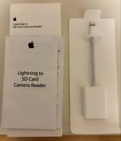 Lightning to SD Card Camera Reader 純正
