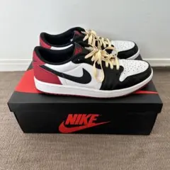 NIKE AIR JORDAN 1 LOW スニーカー　つま黒