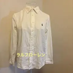 Polo Ralph Lauren 白 長袖シャツM 10-12