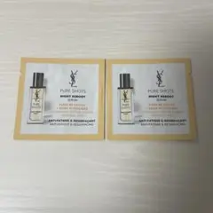 試供品2点　イヴ・サンローラン  ピュアショットナイトセラム〈美容液〉