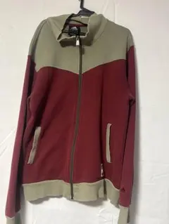 adidas ジップアップトレーナー 赤緑