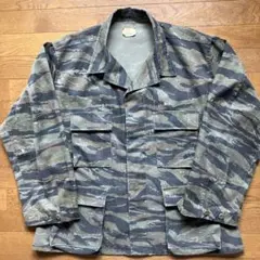 米軍実物 タイガーカモ　US ARMY BDUジャケット ノンリップ初期型　迷彩のサムネイル