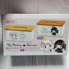 新品未開封】マイメロディー月夜のメロクロ クリアティッシュケース 2