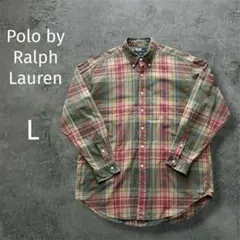 Polo Ralph Lauren BDシャツ L チェック柄 ポニー刺繍のサムネイル