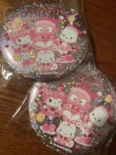 サンリオ　キラキラBIG缶バッジ　9番　2枚　セット