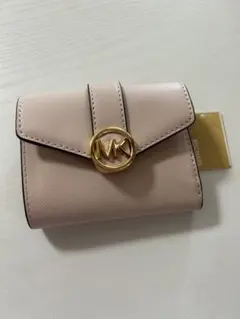 MICHAEL KORS ピンク 三つ折り財布 新品 タグ付き