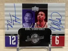 NBA デュアルサインカード マーカス・ハイスリップ & ケニオン・マーチン