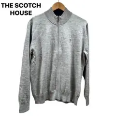 【M2】THE SCOTCH HOUSE/ニット ジップアップ