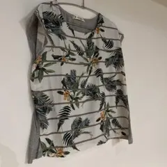 Bou Jadoul 花柄ストライプ 半袖Tシャツのサムネイル