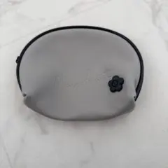 Mary quant デイジー ラウンドポーチ グレー