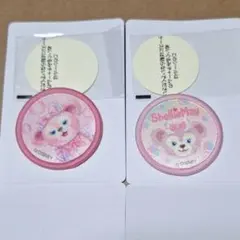 ディズニー ダッフィー 20周年 カラフルハピネス ワッペン シェリーメイ