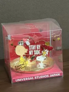 USJ❤️PEANUTS スヌーピー／ハート型ジュエリースタンド＆ピアス