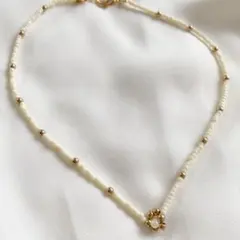 ビーズネックレス　ハンドメイド　韓国