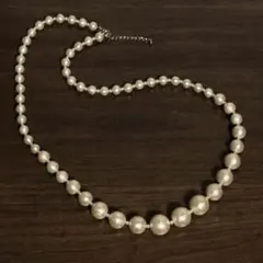 コットンパールネックレス 日本製 グラデーションタイプ