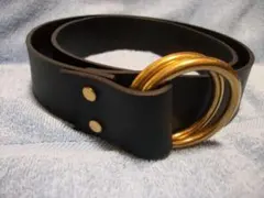 ダブルリングベルト 丸真鍮