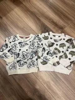 ディズニー100cm ニット2点セット