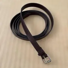 マーガレットハウエル ダークブラウンレザーベルト