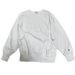 チャンピオン　90年代　USA リバースウィーブ　ホワイト　刺繍タグ