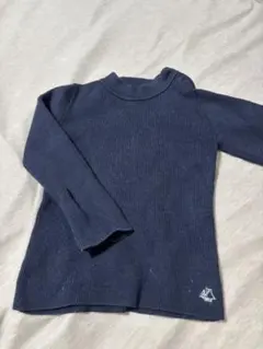 PETIT BATEAU ネイビー タートルネック 94cm