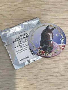 【24時間以内発送】名牝の輝き缶バッジ ダイワスカーレット プチプチ梱包