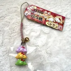 ご当地キティ 根付け 京都限定 八つ橋三姉妹