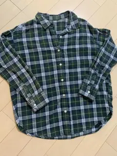 GU フランネルチェックシャツ Mサイズ