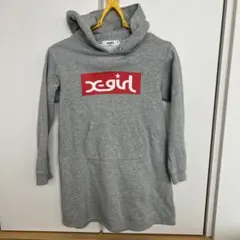 X-girl STAGES エックスガール　スウェットワンピース　130cm