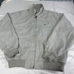 クロコダイル ベージュ ジップアップジャケット