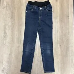 ダークブルー デニムパンツ　130cm