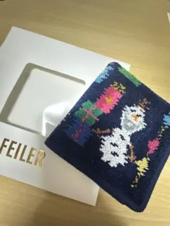 FEILER オラフ タオルハンカチ ネイビー