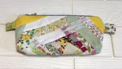 ポーチ　パッチワーク　(大きめ) 一点物