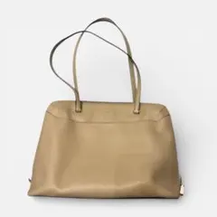 Samantha Thavasa ベージュ レザートートバッグ