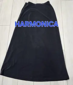 HARMONICA マキシ丈ロングスカート ダークグレーのサムネイル