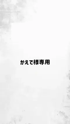 かえで様専用ページ