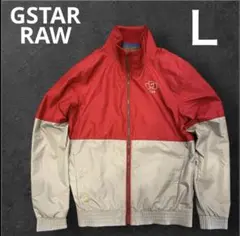 【ジースターロー】G-STAR RAWナイロンジャケット レッド/ベージュ Ｌのサムネイル