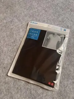 未開封 AIRism デオドラントメッシュ VネックT(半袖) M ブラック