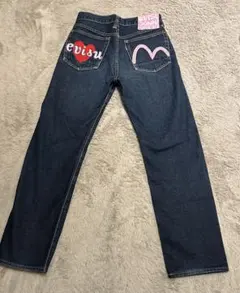 evisu donna ストレートデニム