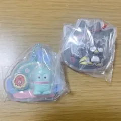 サンリオキャラクターズ パッケージチャーム&チョコボーロ　ハンギョドン　バツ丸