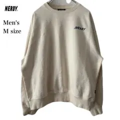 NERDY ノルディ スウェット トレーナー メンズ M アイボリーのサムネイル