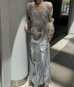 極美品✨️willfully　オケージョンドレス　ミント　完売品　ブルー系