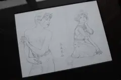 丸尾末広 エスキース「笑う吸血鬼」「少女椿」II 鉛筆画 - メルカリ