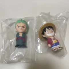 ワンピース 一番くじ F賞 モンキー・D・ルフィ ミニフィギュア 2種