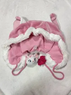 ディズニー マリーちゃん ファンキャップ ピンク