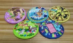 ディズニー刺繍缶バッジ♡５個セット　バンダイナムコ