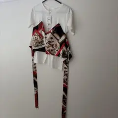RETRO GIRL FスカーフビスチェTee Mサイズのサムネイル
