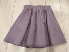 GLOBAL WORKフレアスカートパープル 120