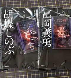 劇場版 鬼滅の刃 スライドアクリルキーホルダー 冨岡義勇　胡蝶しのぶ　映画