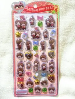 正規品　もんちっち　うるちゅるポップシール