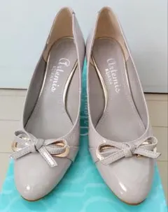 美品！artenis DIANA リボン付きエナメルヒール